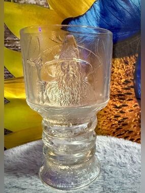 Lord of the Rings Gandalf Goblet the Fellowship of the Ring Glass Goblet 2001
